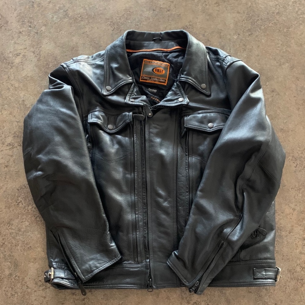 First Classics Men’s Leather Jacket with insert
